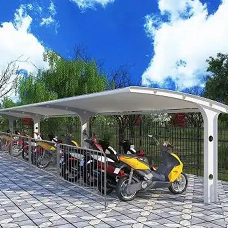 和龙市膜结构电动车棚